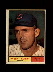 1961 FRANK THOMAS TOPPS #382 CUBS *G6989