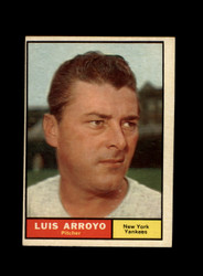 1961 LUIS ARROYO TOPPS #142 YANKEES *G8603