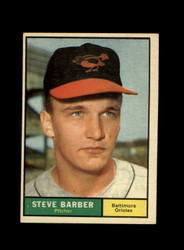 1961 STEVE BARBER TOPPS #125 ORIOLES *G8604