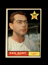 1961 KEN HUNT TOPPS #156 ANGELS *R0219