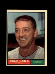 1961 DALE LONG TOPPS #117 SENATORS *R0303