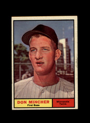 1961 DON MINCHER TOPPS #336 TWINS *R0657