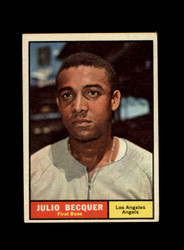 1961 JULIO BECQUER TOPPS #329 ANGELS *R0744