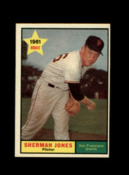 1961 SHERMAN JONES TOPPS #161 GIANTS *R1076