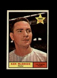 1961 KEN MCBRIDE TOPPS #209 ANGELS *R3164