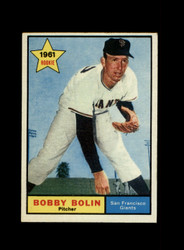 1961 BOBBY BOLIN TOPPS #449 GIANTS *R4205