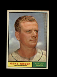 1961 GENE GREEN TOPPS #206 SENATORS *R5721