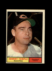 1961 JOHNNY TEMPLE TOPPS #155 INDIANS *R6070