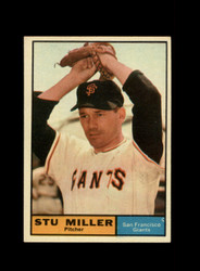 1961 STU MILLER TOPPS #72 GIANTS *R8482