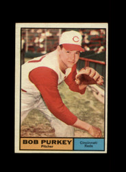 1961 BOB PURKEY TOPPS #9 REDS *R8484