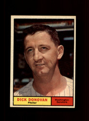 1961 DICK DONOVAN TOPPS #414 SENATORS *R8493