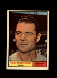 1961 TOM STURDIVANT TOPPS #293 SENATORS *R8517