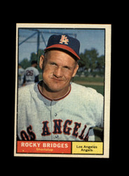 1961 ROCKY BRIDGES TOPPS #508 ANGELS *R8525