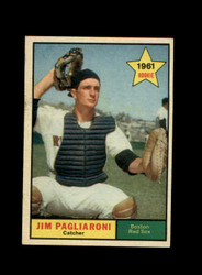 1961 JIM PAGLIARONI TOPPS #519 RED SOX *R8529