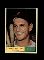 1961 FRANK MALZONE TOPPS #445 RED SOX *R8533