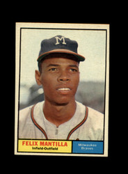 1961 FELIX MANTILLA TOPPS #164 BRAVES *R8540