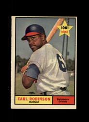 1961 EARL ROBINSON TOPPS #343 ORIOLES *R8547