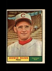 1961 HOWIE NUNN TOPPS #346 REDS *R8549