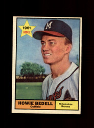 1961 HOWIE BEDELL TOPPS #353 BRAVES *R8556