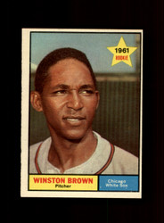 1961 WINSTON BROWN TOPPS #391 WHITE SOX *R8564