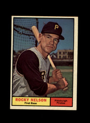 1961 ROCKY NELSON TOPPS #304 PIRATES *R8567