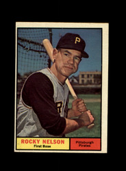 1961 ROCKY NELSON TOPPS #304 PIRATES *R8568