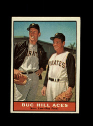 1961 LAW FACE TOPPS #250 PIRATES *R8584