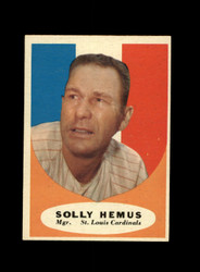 1961 SOLLY HEMUS TOPPS #139 CARDINALS *R8591