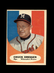 1961 CHUCK DRESSEN TOPPS #137 BRAVES *R8594