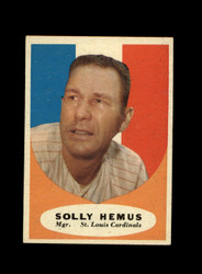 1961 SOLLY HEMUS TOPPS #139 CARDINALS *R8596