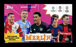 2023/24 TOPPS UEFA CLUB COMPETITIONS MERLIN CHROME SOCCER HOBBY BOX