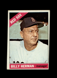 1966 BILLY HERMAN TOPPS #37 RED SOX *G1038