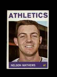 1964 NELSON MATHEWS TOPPS #366 ATHLETICS *G6814