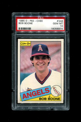 1985 BOB BOONE O-PEE-CHEE #348 ANGELS PSA 10