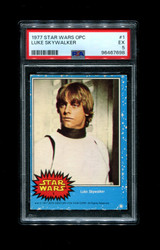 1977 LUKE SKYWALKER O-PEE-CHEE #1 STAR WARS PSA 5