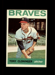 1964 TONY CLONINGER TOPPS #575 BRAVES *G7825