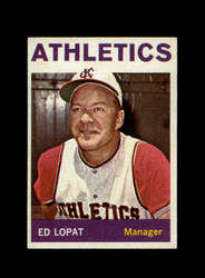 1964 ED LOPAT TOPPS #348 ATHLETICS *3566