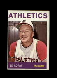 1964 ED LOPAT TOPPS #348 ATHLETICS *3722