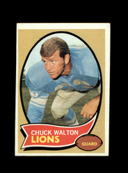 1970 CHUCK WALTON TOPPS #121 LIONS *9467