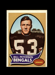 1970 BILL PETERSON TOPPS #16 BENGALS *9681