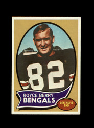 1970 ROYCE BERRY TOPPS #86 BENGALS *9722