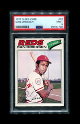 1977 DAN DRIESSEN O-PEE-CHEE #31 REDS PSA 9