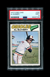 1977 AL BUMBRY O-PEE-CHEE #192 ORIOLES PSA 9