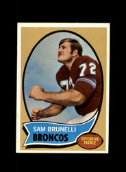 1970 SAM BRUNELLI TOPPS #67 BRONCOS *R1052