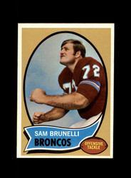 1970 SAM BRUNELLI TOPPS #67 BRONCOS *R1096