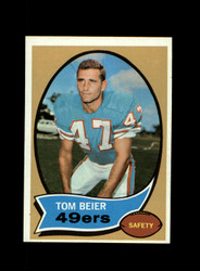 1970 TOM BEIER TOPPS #64 49ERS *R1128