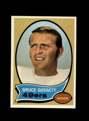 1970 BRUCE GOSSETT TOPPS #109 49ERS *R1284