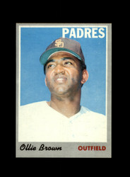 1970 OLLIE BROWN TOPPS #130 PADRES *R4065