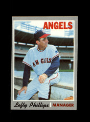 1970 LEFTY PHILLIPS TOPPS #376 ANGELS *R6090