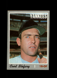 1970 CURT BLEFARY TOPPS #297 YANKEES *R6110